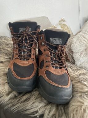 RedHead Brown and Black Lace-Up Hiking Boots
